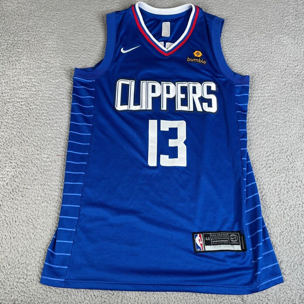 PAUL GEORGE LA #13 Jersey 44 Medium Nike NBA Los Angeles Clipper Bumble Swingman